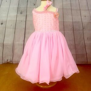 Custom Natural Babydoll Pageant Dress 12‎ months